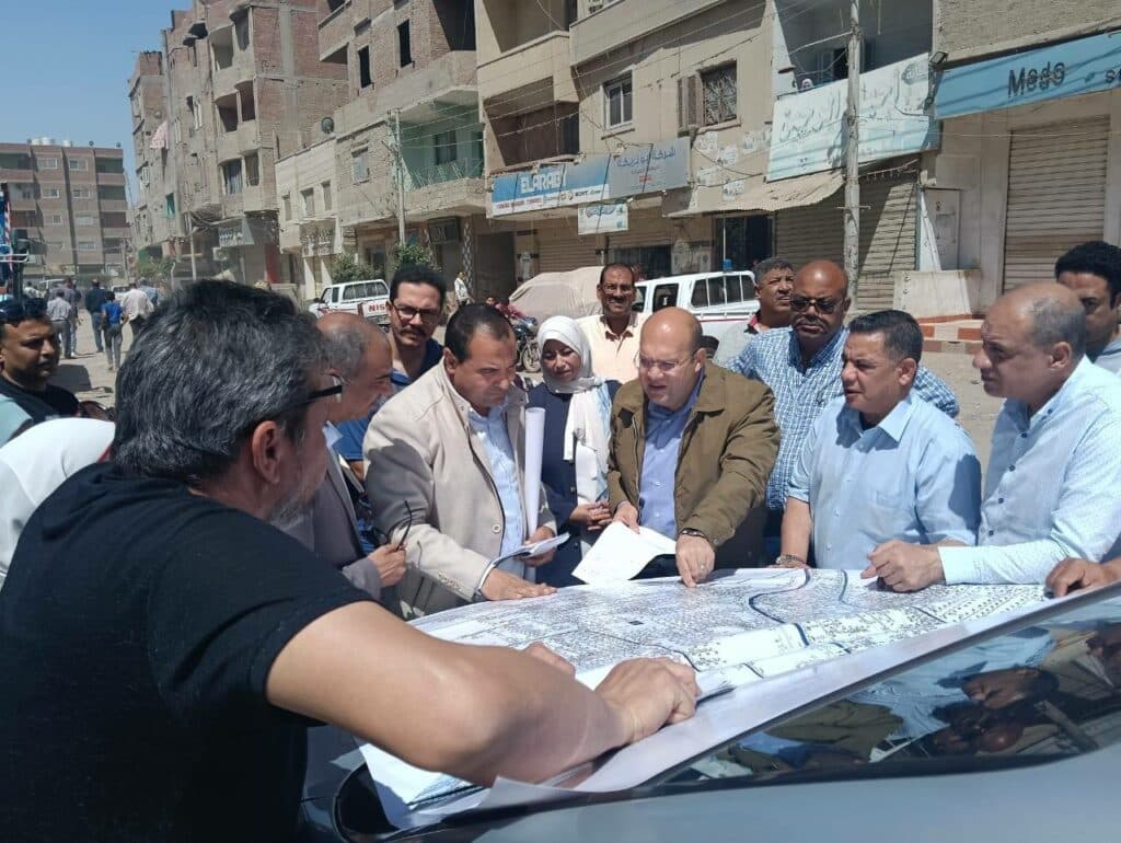 جولة ميدانية موسعة لنائب محافظ الجيزة بمركز كرداسة لتفقد مشروعات مياه الشرب والصرف الصحي