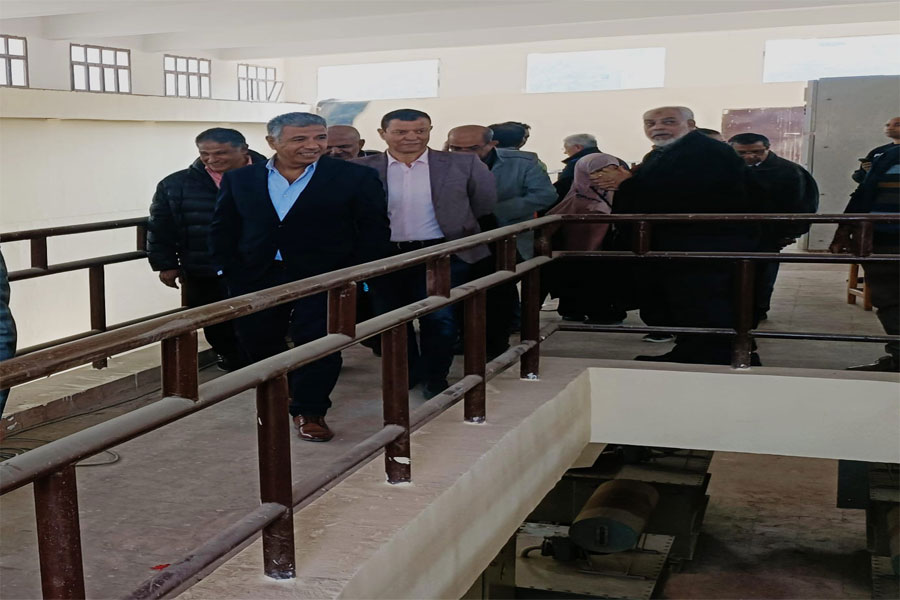 رئيس الجهاز التنفيذي لمياه الشرب والصرف الصحي يتفقد تنفيذ محطة مياه شرب كفر العلو فى حلوان بطاقة 400 ألف م3/يوم